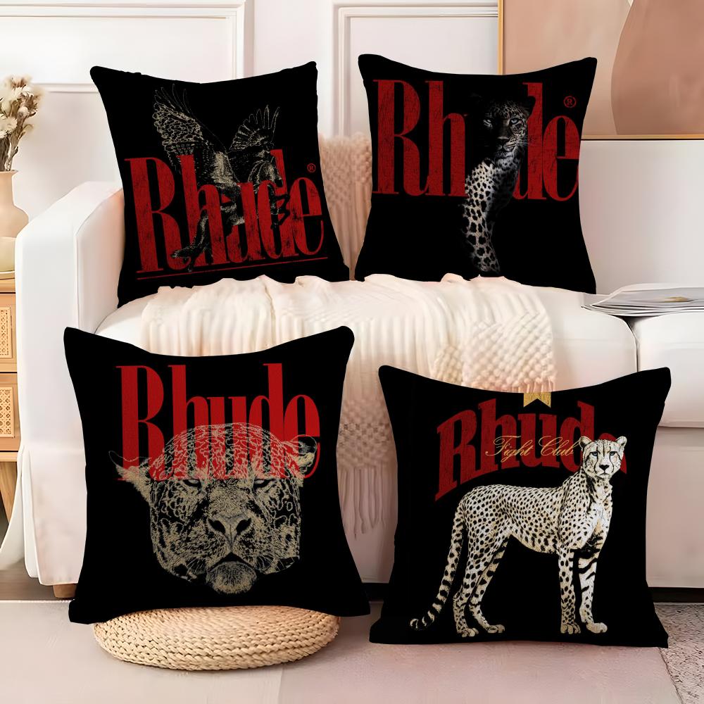 Fashion Brand RRHUDEs Cushion Cover Soft Plush Fabric DoubleSided Printed Sofa Cushion Cover for All Seasons Home Decor Gift