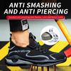 Work Shoes Men Light Safety Boots Comfortable Man Safety Shoes Anti Puncture Anti-slip Safety Work Sneakers with Steel Toe