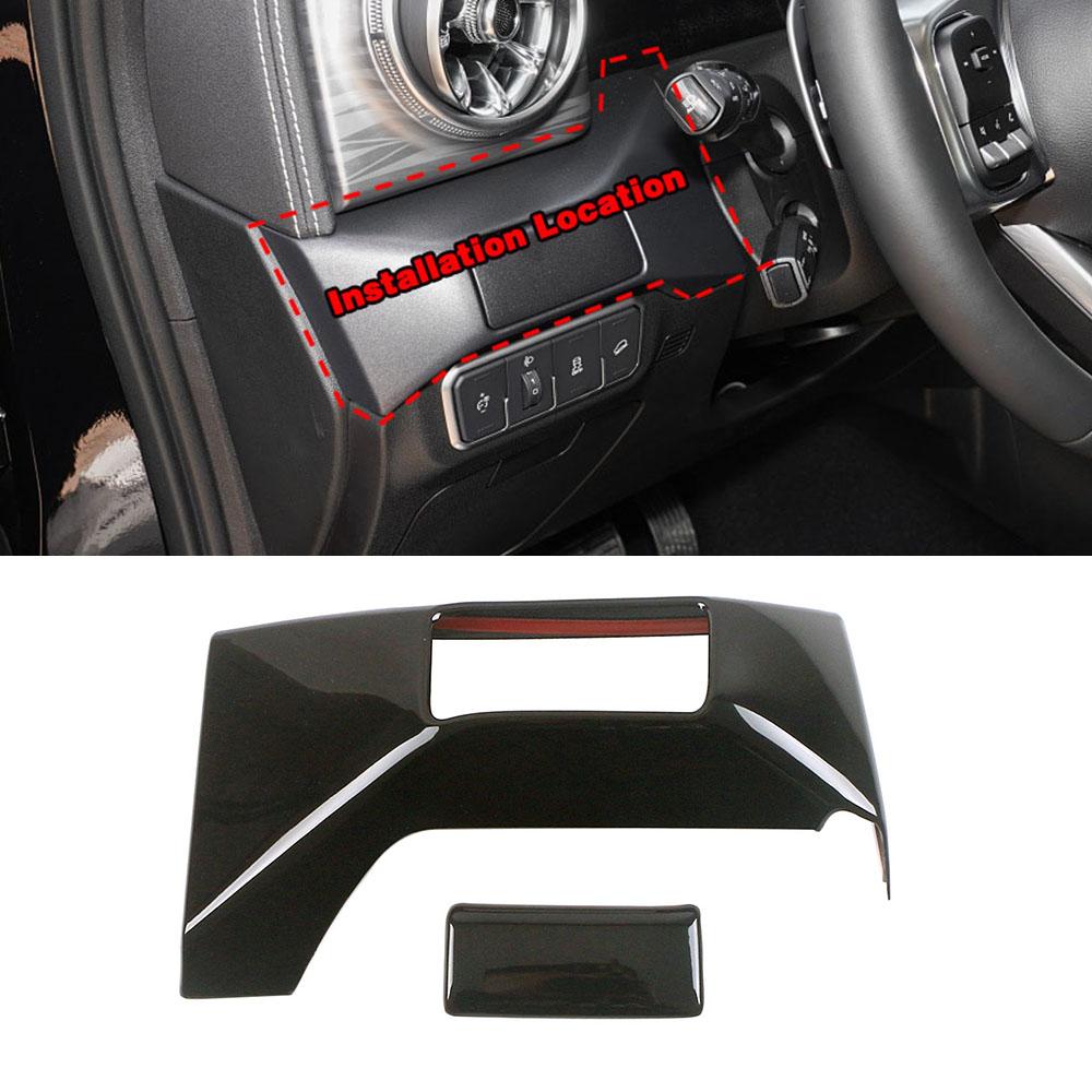 

Для GWM Tank 300 2024 2024 LHD Аксессуары для интерьера Центральная консоль Панель приборов Рамка Крышка Отделка Черный Декор Автомобильный Стайлинг Ремонт