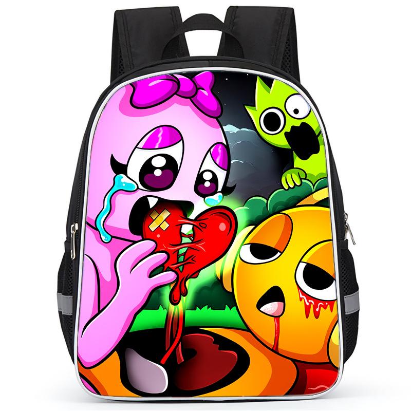 Rhythm Box Sprunki Hra Anime Batoh Studentský Školní Taška Počítačová Taška