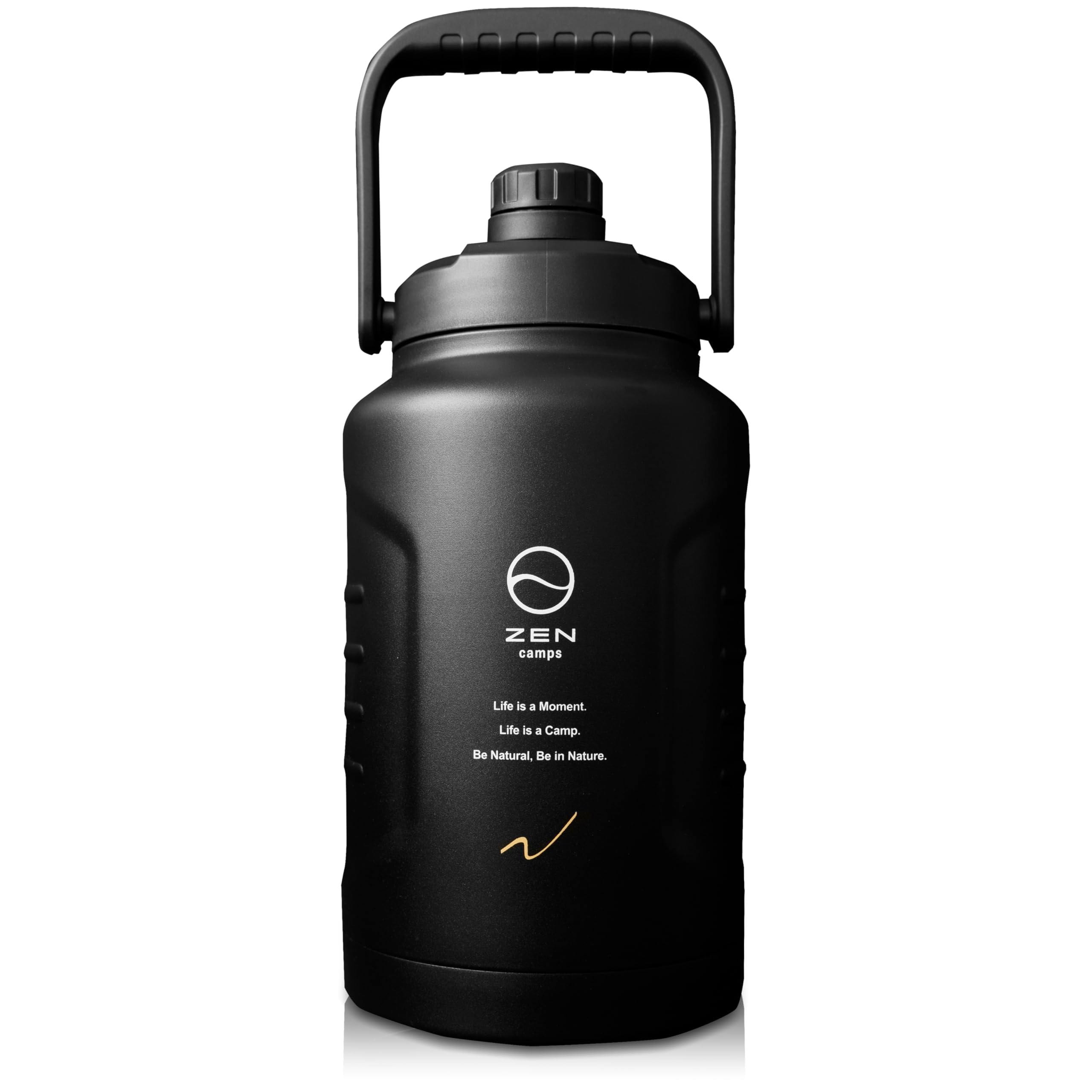 

ZEN Camps Ice Jug/Container, Insulated, Vacuum Insulated, 1.9L/3.8L, Wide Mouth (1 Gallon)