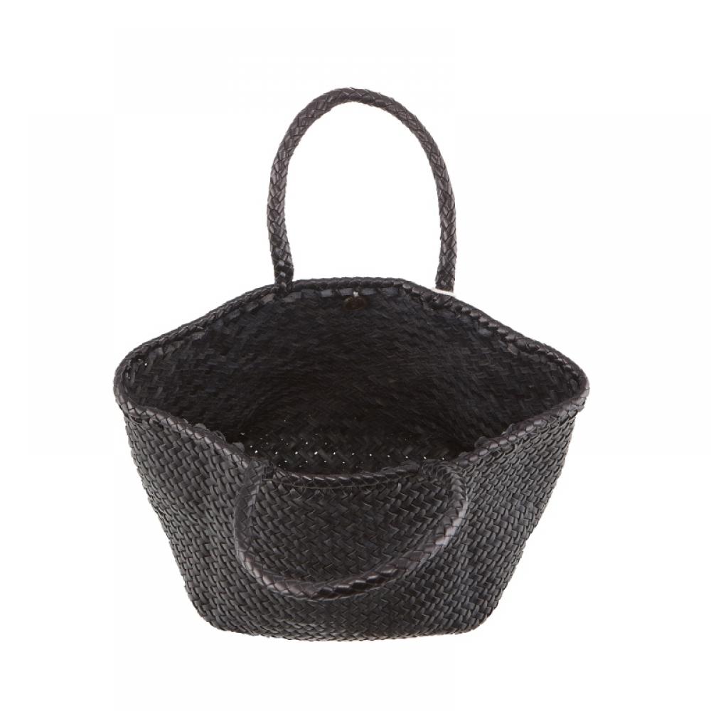 Dragon Diffusion 8813 Black Grace Basket Small Tote Bag