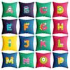 Letter Pillow Cover, Cute Children's Room Chair Pillow Cover, Car Soft Cushion Cover, Nordic Style Sofa