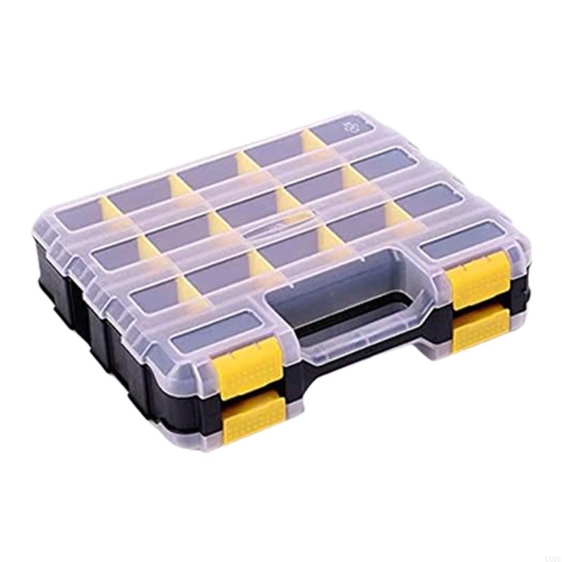 Double Side Hardware Box Plastic Tool for Nuts Bolts Screws