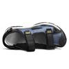 Summer Men’s Sandals Outdoor Sports Anti-collision Men's Shoes Soft Rubber Lightweight Hiking Shoes Flat Black Flip-flops
