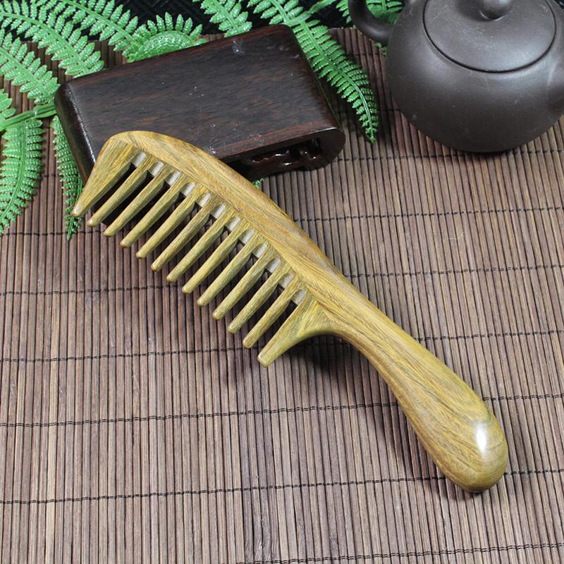 Natural Green Sandalwood Massage Comb