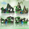 Simulated Waterfall Resin Mountain Fish Tank Ornament