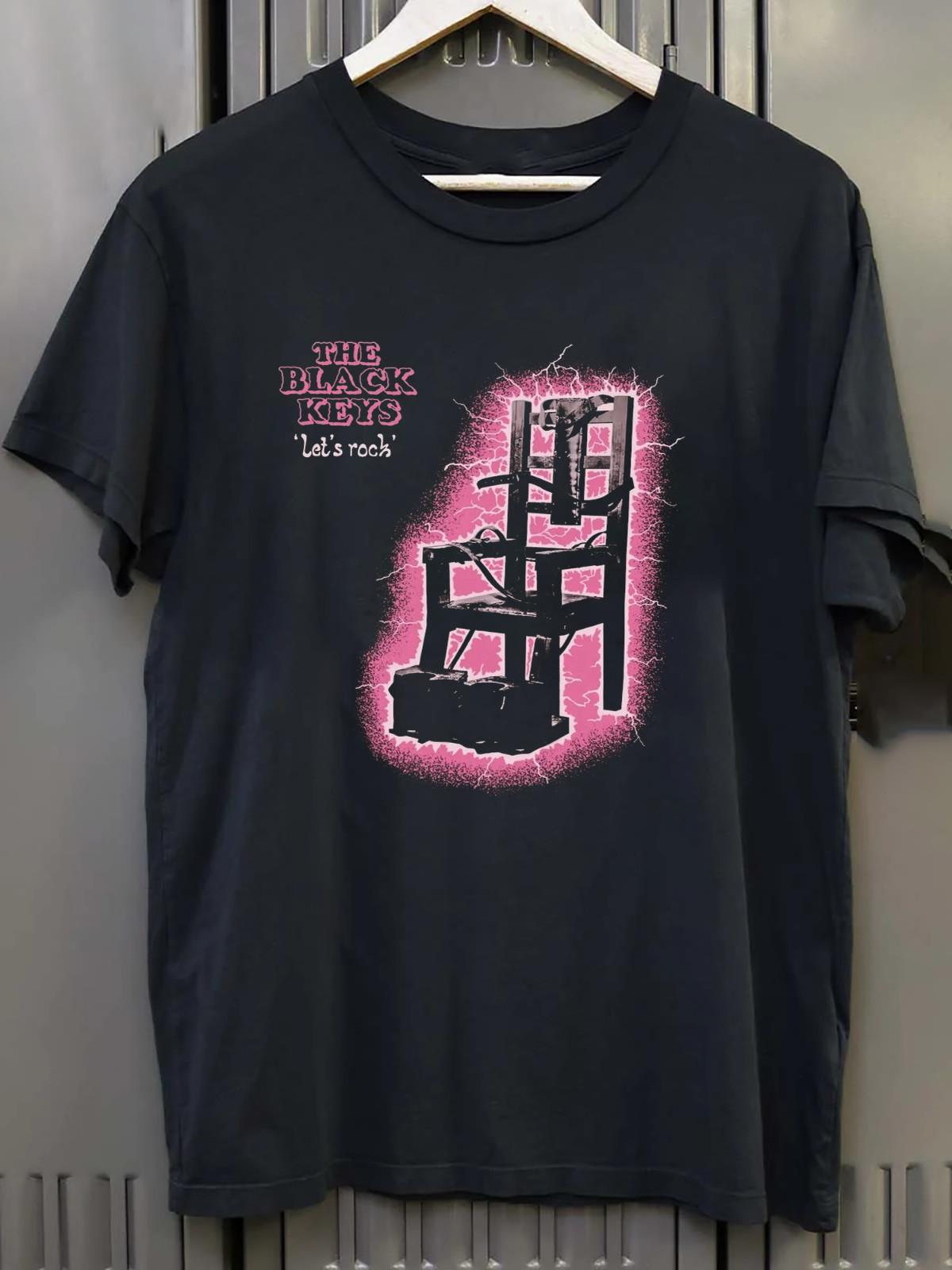 The Black Keys Let s Rock Album Music Black All Size Tee Shirt Unisex T-Shirt L