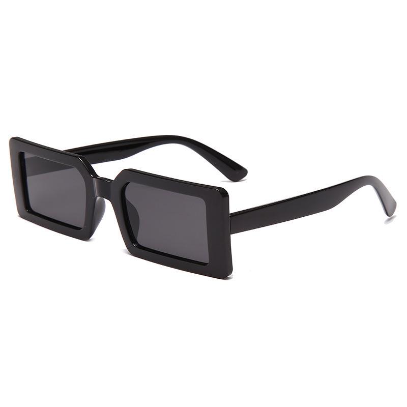European & American Summer Square Frame Jelly Sunglasses for Women