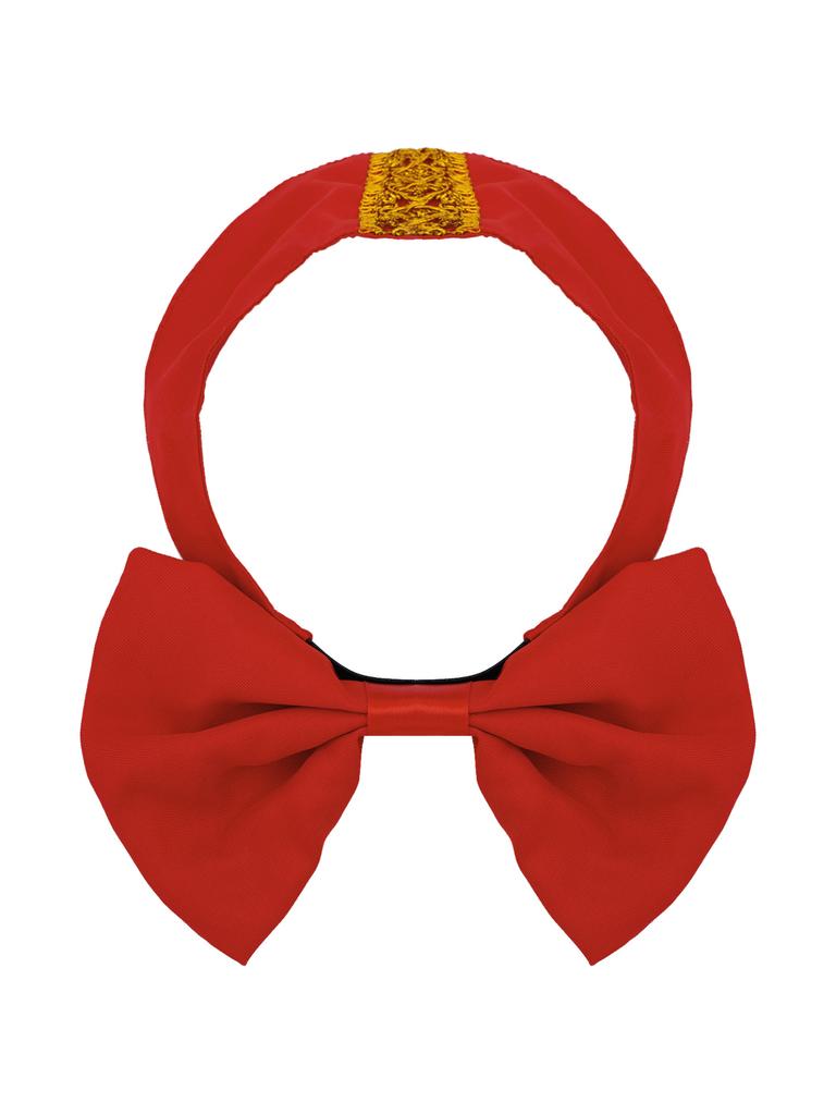 Halloween Cosplay Costume Kids Girls Puff Sleeve Knee Length Dress With Headpiece Russian Traditional Outfits