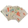 30PCS Retro Scenery Postcards Vintage Decorative Card Creative Art Postcards Set