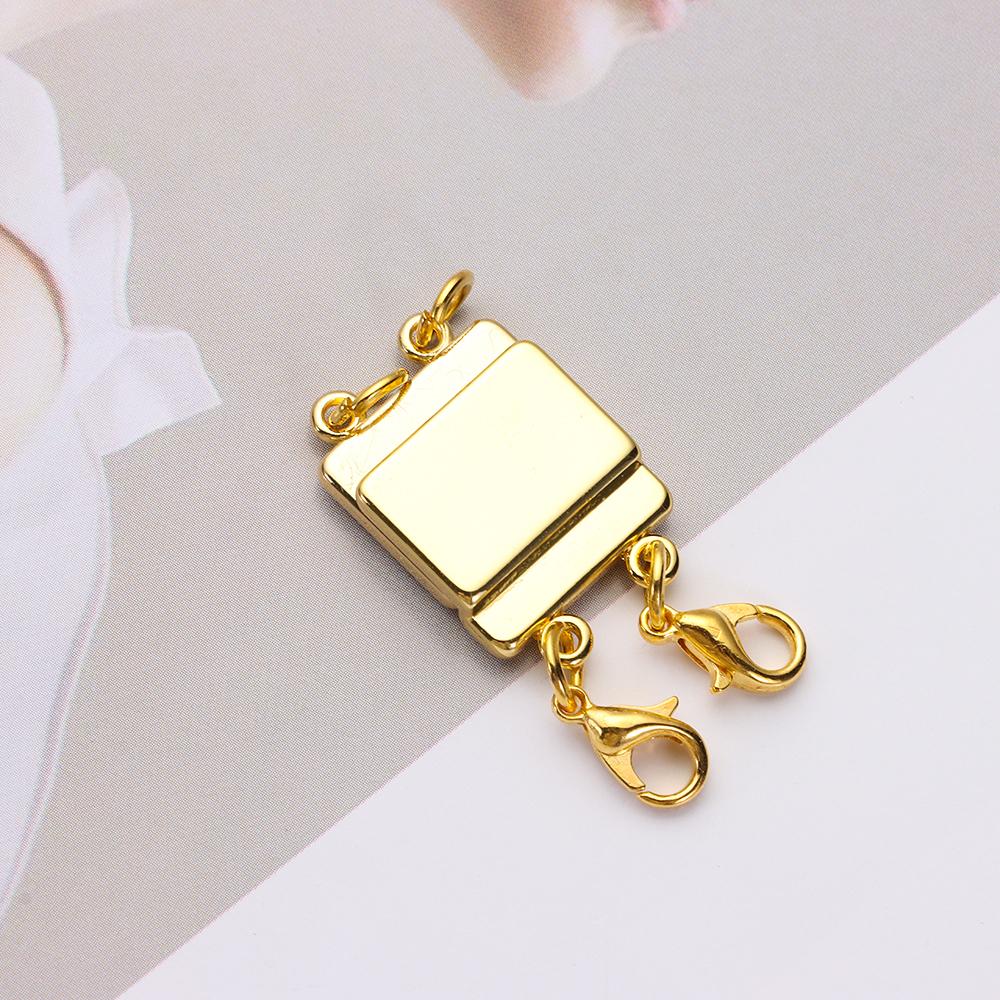 Silver Color Gold Color Magnetic  Connector for Layered Bracelet Layering Magnetic  Clasp Multi Strands Clasps