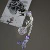 Fashion Fish Tail Shell Bead Pendant Phone Straps Lanyard Pocket Keychain Strap Backpack Charm Car Key Decoration Chain
