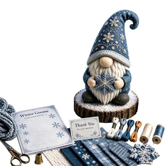 Yousheng DIY Patchwork Meeresbewohner Puppen-Set, Handgemachtes Patchwork-Zwerg Nähset für Heimdekoration, Stoff Cartoon Drachen Patchwork Bastelsets für