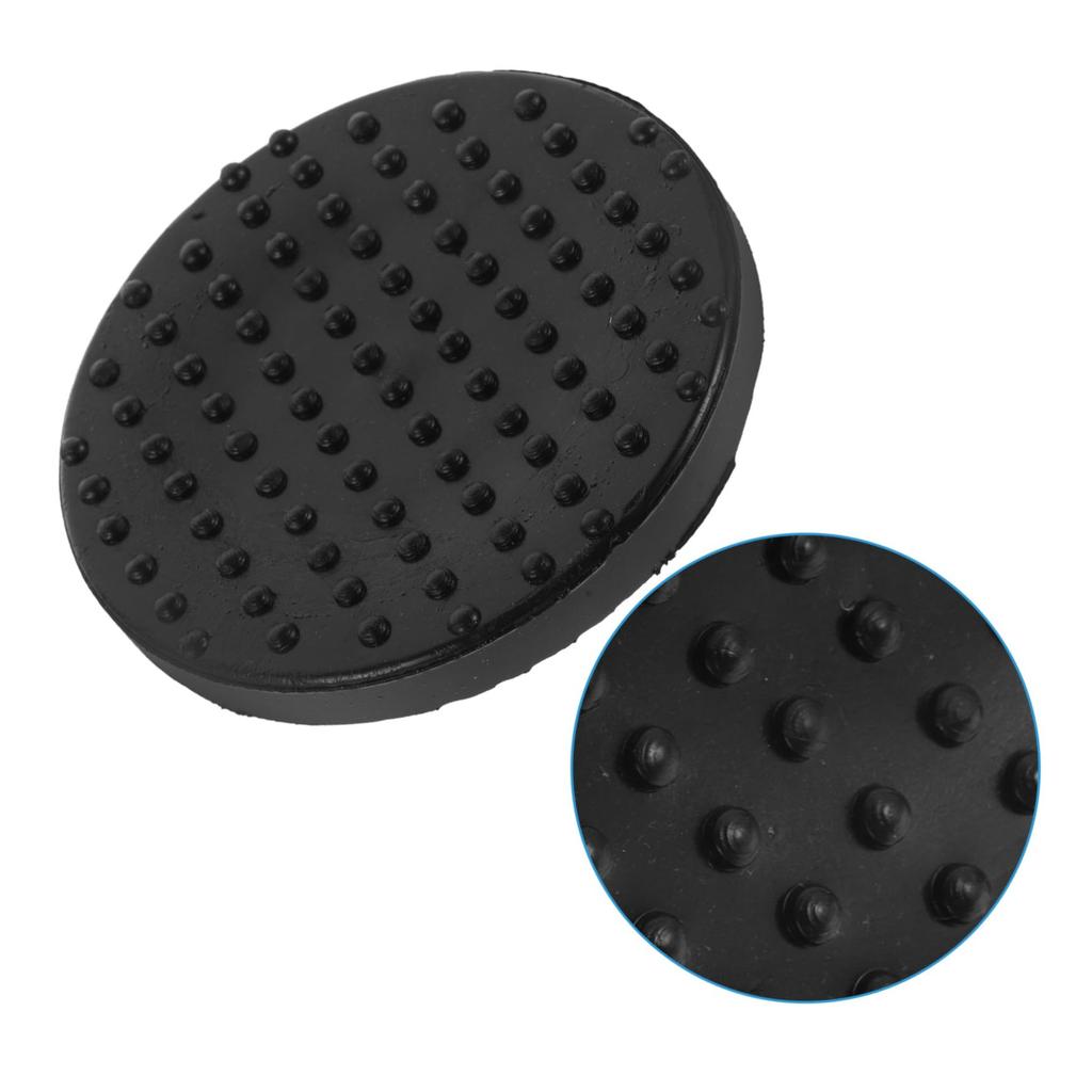 TOGEVAL Runde Gummiunterlage für Hydraulikheber, Robuster Heberadapter, Schutzpolster für Auto LKW Einfache Installation Mehrzweck-Heberfuß