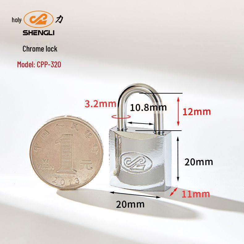 

Waterproof Chrome-Plated Shengli Padlock with Copper Core