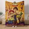 1pc, Cozy Toy Story Home Decor: Soft Flannel Blanket for Bedroom, Living Room, Travel, Camping, Car