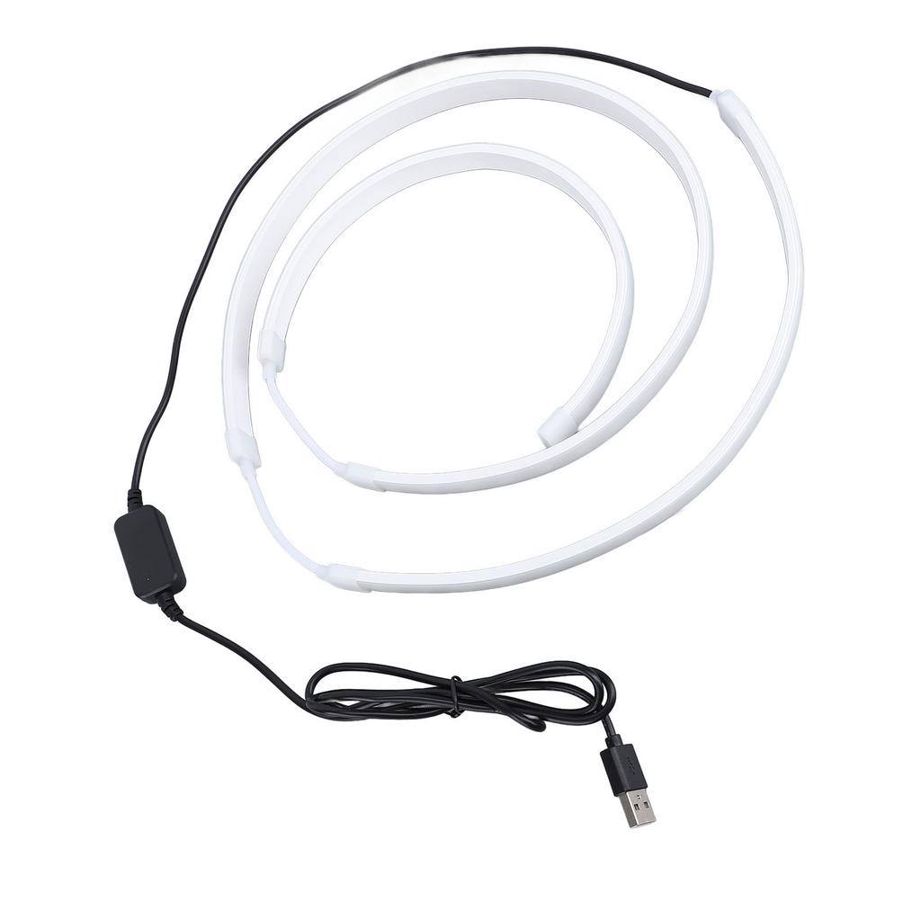 Computer LED Strip Light RGB 54 LEDs Screen Sync 5V USB Computer Ambient Light Strip for 24 Inch Display