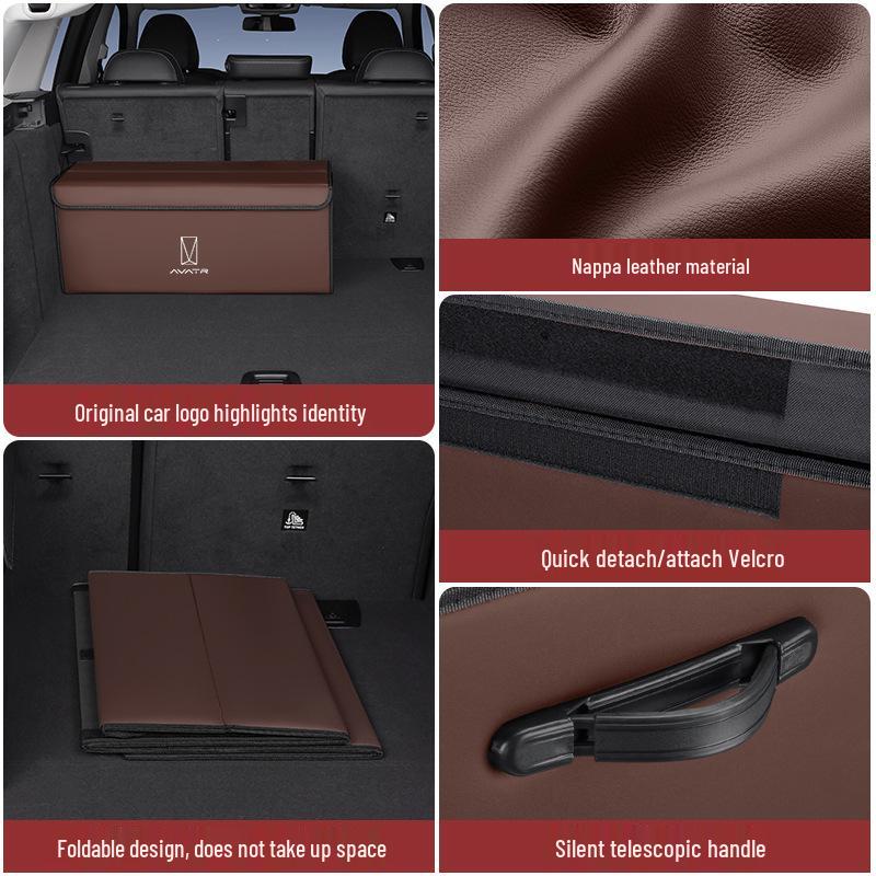 Avatr Car Trunk Folding Storage Organizer for Models 07/06/12/11/16T