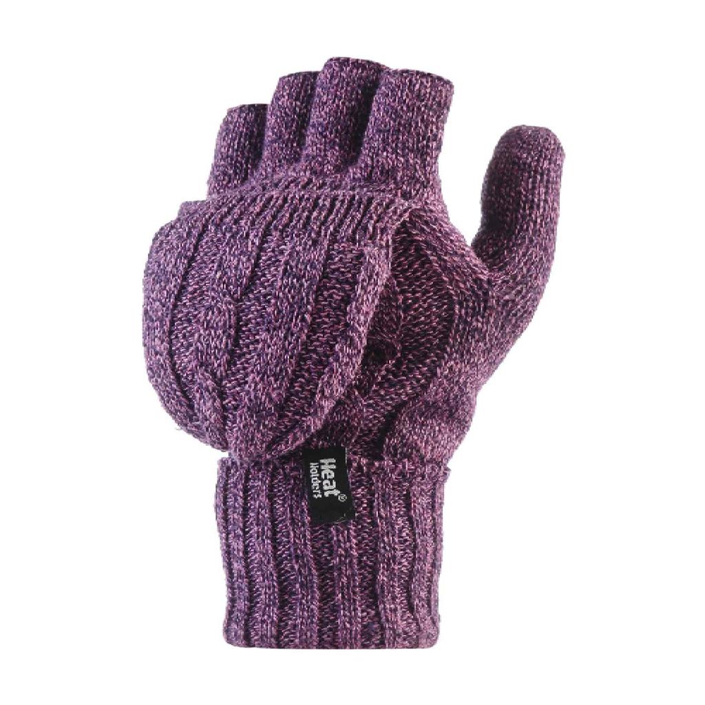 Heat Holders - Femme 1 Paire Gants/Mitaines Câble