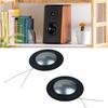 2Pcs Titanium Tweeter Diaphragm Voice Coil 25.4mm 25.5mm Metal Titanium Composite Silk Diaphragm Voice Coil 8 Ohm Repair Parts