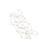 Christmas Tree Bead Garland, Clear Bead String Hanging Ornaments for Holiday Decoration
