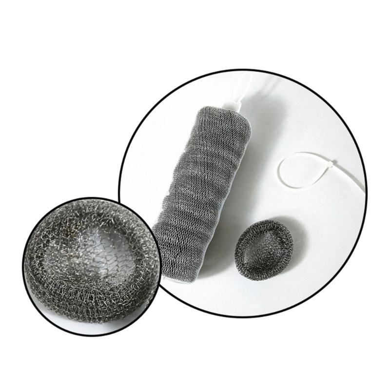 Lot de 24 Crépines de Filtration en Acier Inoxydable 304 de Haute Qualité pour Siphons de Salle de Bain et Évacuations de Buanderie, Faciles à Nettoyer