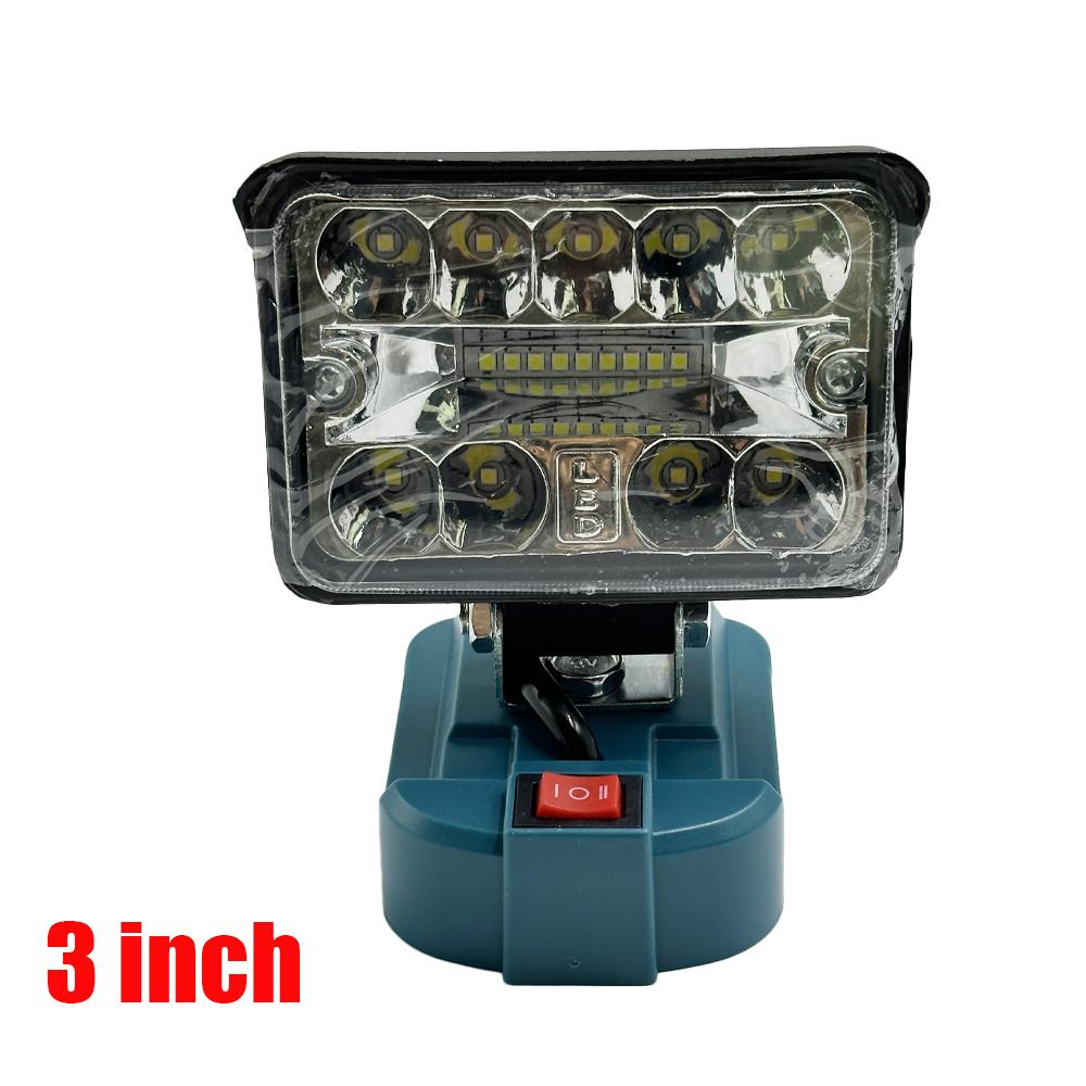 1/1/8'' Cordless LED Work Light for Makita 11.1-18V Li-Ion Battery,11W Jobsite Light 1111LM Flashlight(Battery Not Included)