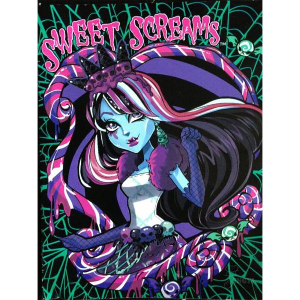 M-Monster H-High Cartoon Diamond Painting Kit Diamond Embroidery Cross Stitch Handmade Art Gift Crafts Home Decor Children Gift