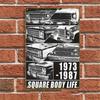 Garage Bar Metal Wall Sign, Auto Interior Decor Plaque 20x30cm