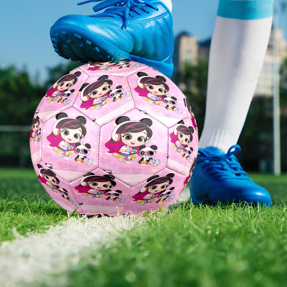 Luluca Panda Theme Size 5 Soccer Ball, Suitable for Both Indoor and Outdoor Matches, a Gift Suitable for Everyone.