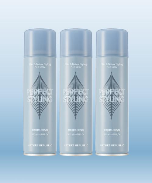 [3PACK] Hair & Nature Perfect Styling Hair Spray 200ml