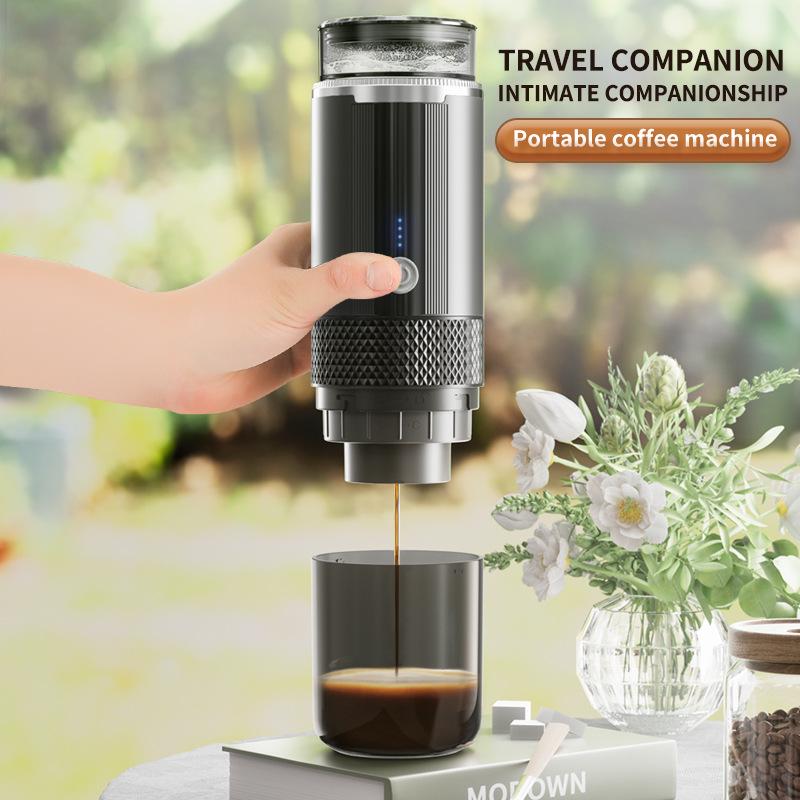 Portable Automatic K-Cup Coffee Maker for Home and Car - Wireless Electric Coffee Extractor