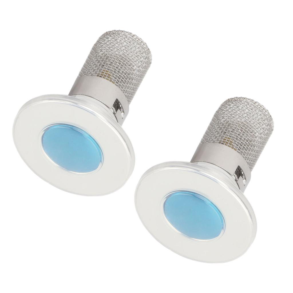 2PCS Sink Drain Filter Stainless Steel Anti Smell Anti Clog Pop Up Drain Stopper Hair Catcher for Bathroom Kitchen Wash