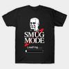 Men Black Print T-shirt Smug Mode Kryten No-Cut Transfer Paper Print Cotton Tshirt
