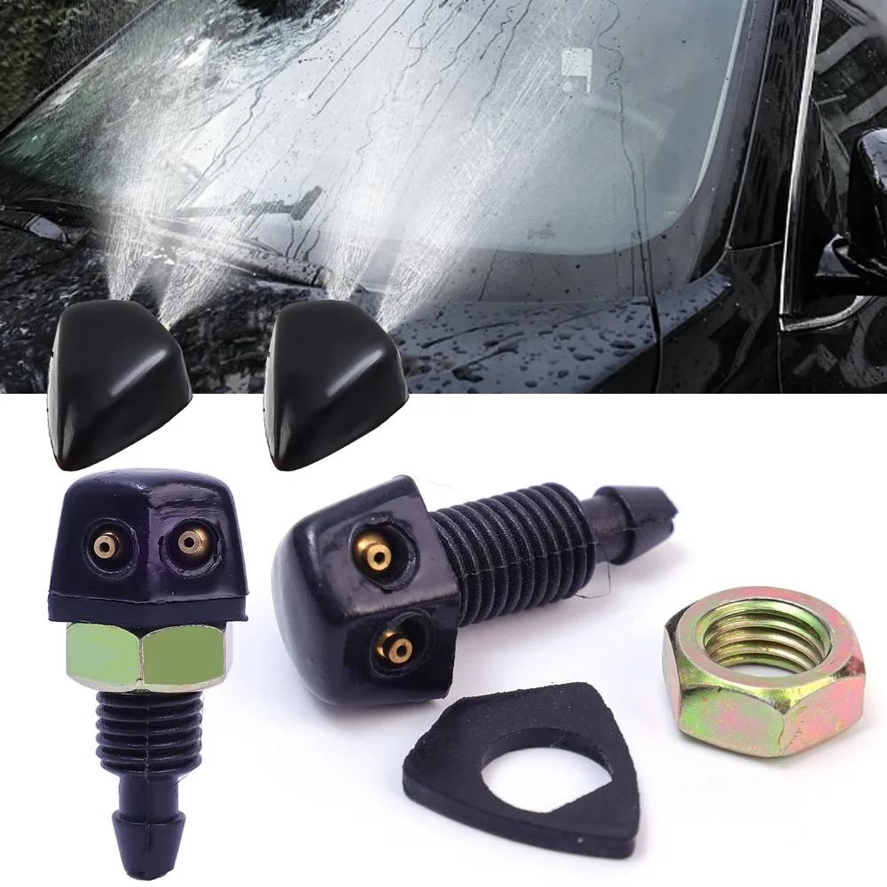 Car Wiper Spray Hose Set Black Flexible Hose Car Windshield Wiper Washer Nozzle T/Y/I Washer Connector Pipe Wipers Accessories