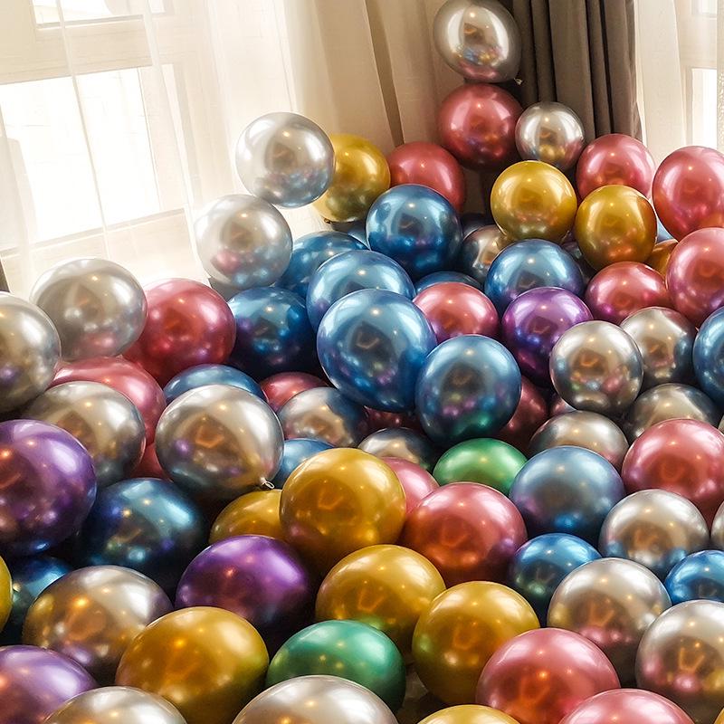 Mixed Metal Balloons: 5, 10, 12, 18, 36-Inch Party Decorations