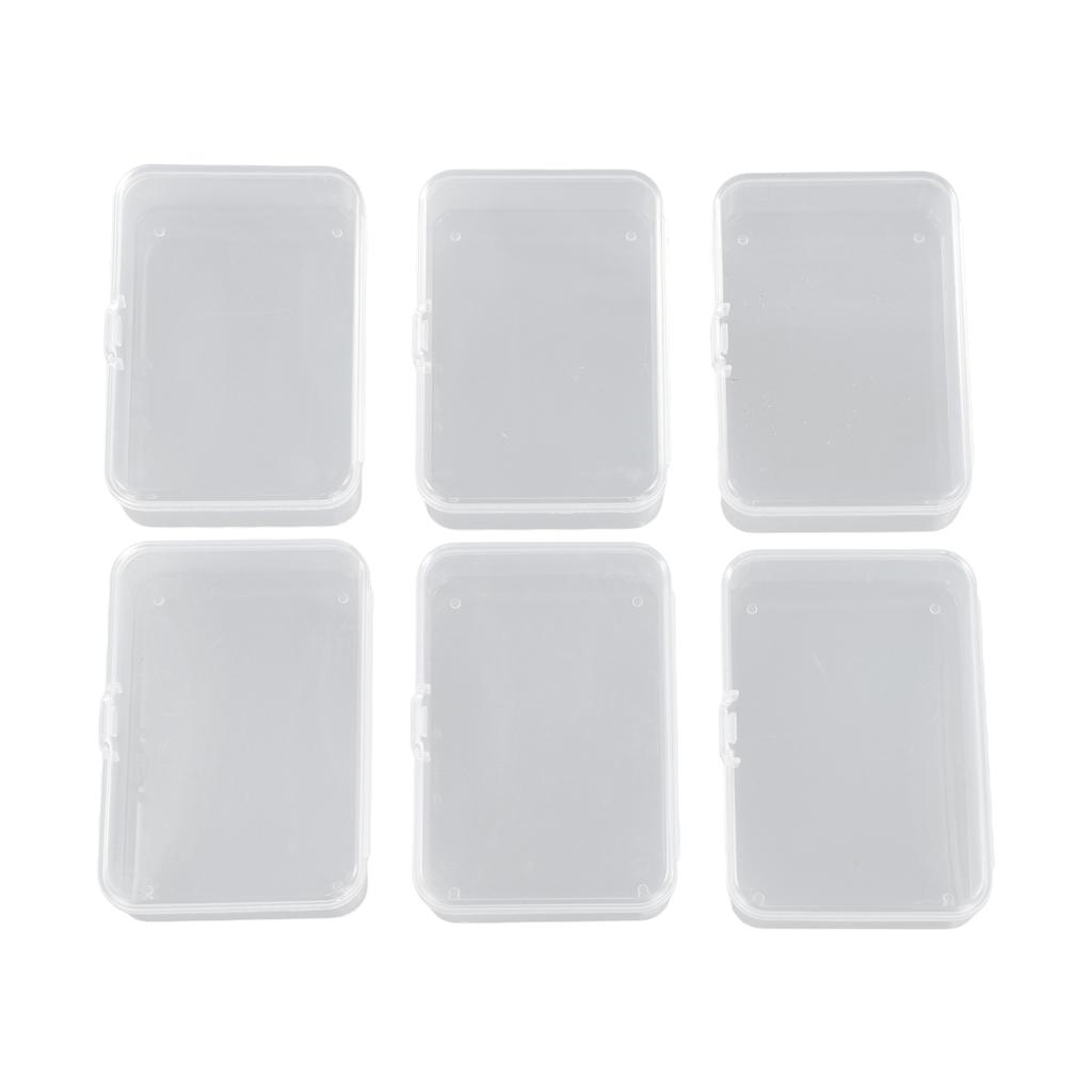 Transparent Design Mini Plastic Storage Box Jewelry Bead Screw Organizer Container Case Easily Find What You Need