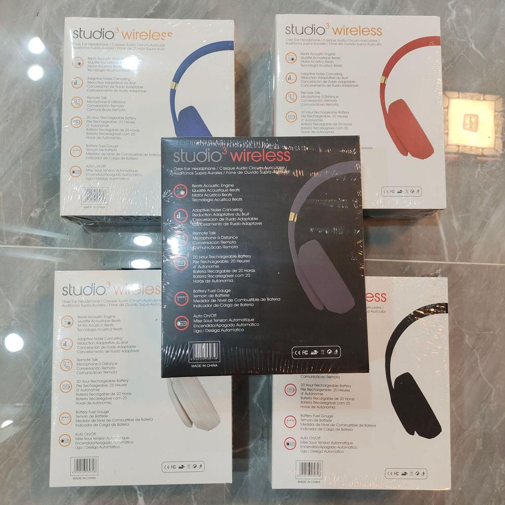 Beats Studio3 Wireless Bluetooth Over-Ear Headphones for International Use
