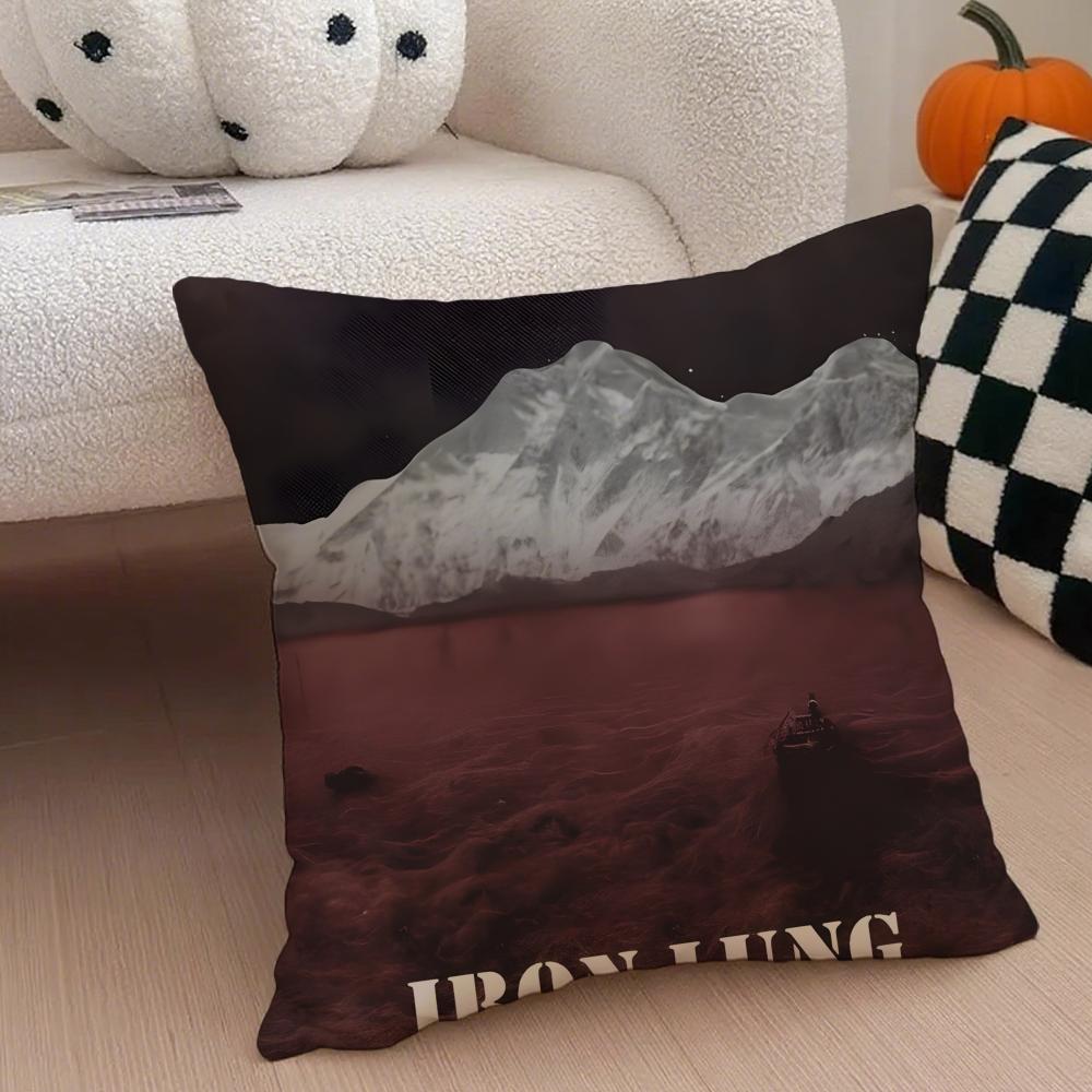 Minimalist modern style IIron Lung Cushion Cover Linen Pillow Case Soft Breathable Protective Couch Room Decoration