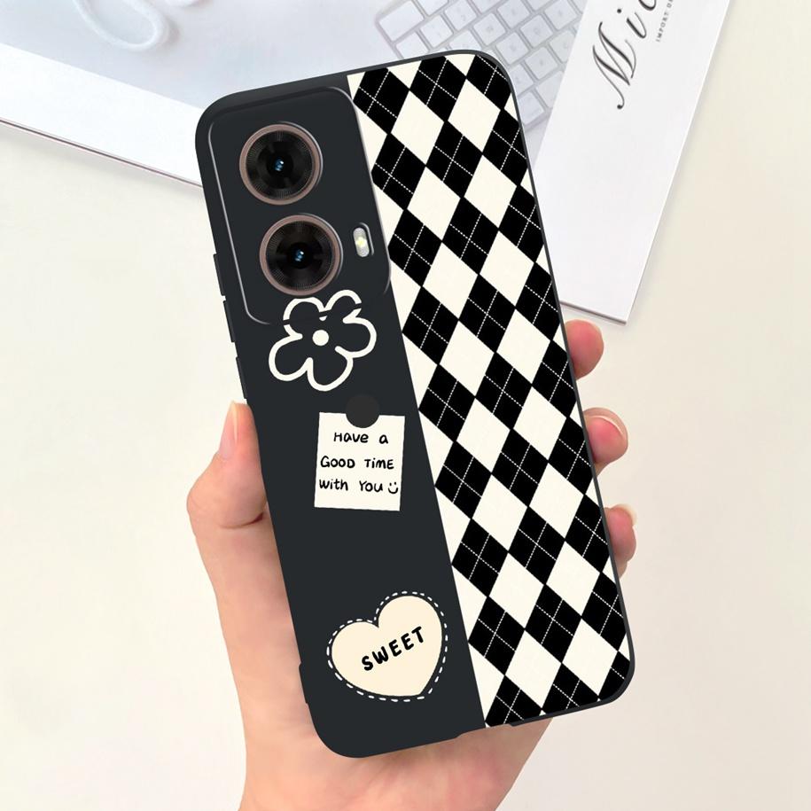 For Motorola Moto G85 5G Case Cute Astronaut Girls Soft Silicone TPU Phone Cover For Moto G85 2024 Funda G 85 MotoG85 Matte Case