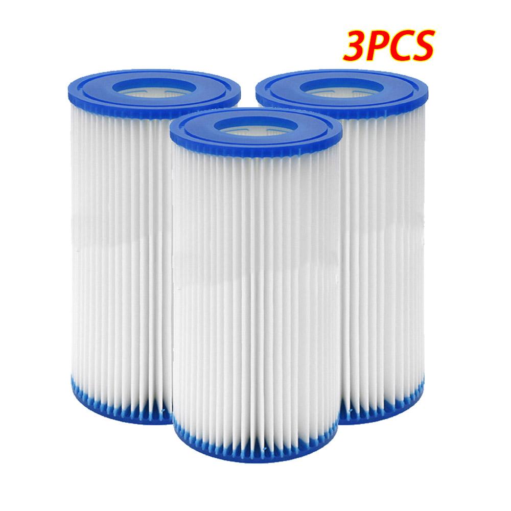 Filtro TIPO III per Bestway 58012 Cartuccia Filtro per la Cura Quotidiana della Piscina Facile da Sostituire Cartuccia di Ricambio Tipo A/C Tipo di Filtro Piscina 3