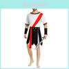 Costum Cosplay Roman Războinic Elegant Și Confortabil Pentru Bărbați, Spectacol pe Scenă, Pentru Adulți