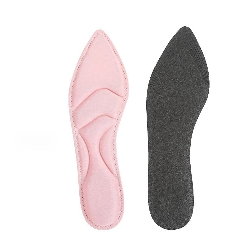 Women's Sponge Insole 4D High Heels Sponge Sweat-absorbing Breathable Massage Shock-absorbing Tip Non-slip and Anti-wear Can Be Cut Full Pad