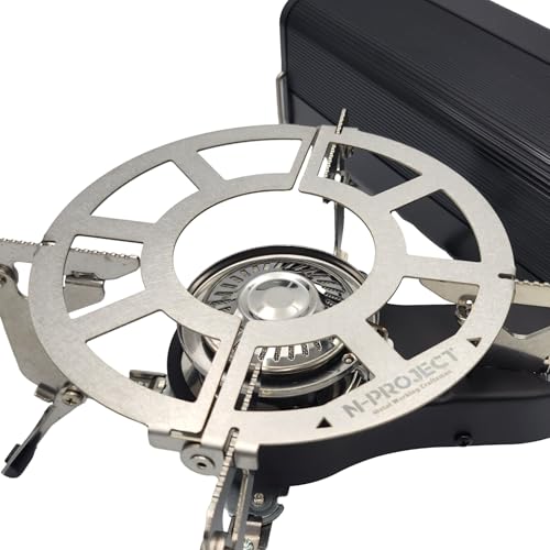 

N-project Stainless Steel Folding Trivet FORE WINDS FW-FS01 Folding Camp Stove Dedicated Trivet [Made in Japan] (Burner body sold separately)