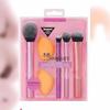 Set Complet de Pensule de Machiaj Seria RT: Pensule pentru Fard de Obraji, Pensule de Estompare, Pensule pentru Fard de Ochi și Burete de Machiaj