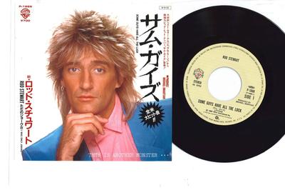 Disc de 7 inch ROD STEWART - Some Guys Have All The Luck P1888 WARNER BROS 1984 Japonia Rock Folosit