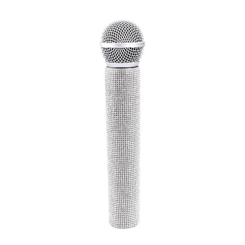 Children's Microphone Simulation Mic Model Media Interview Props Microphone Toys Educational For Kids Eloquence Performance Mic