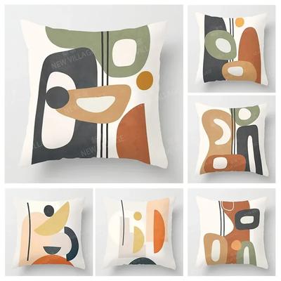 Nordische Herbst-Wohndekoration Herbst-Überwurf-Kissenbezug Sofa-Kissenbezug modern 45x45cm 45*45 50x50 60x60cm 40*40cm 35x35 morandi