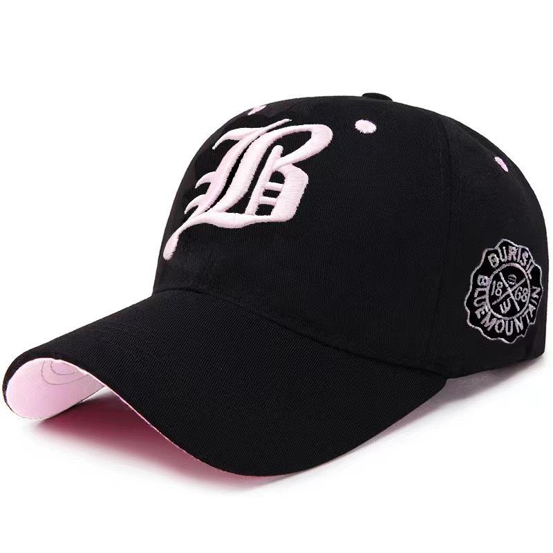 Korean Style Women's Duckbill Cap with "MY" Embroidery - Spring/Autumn Fashion, Casual Baseball Hat for Outdoor Sunshade.